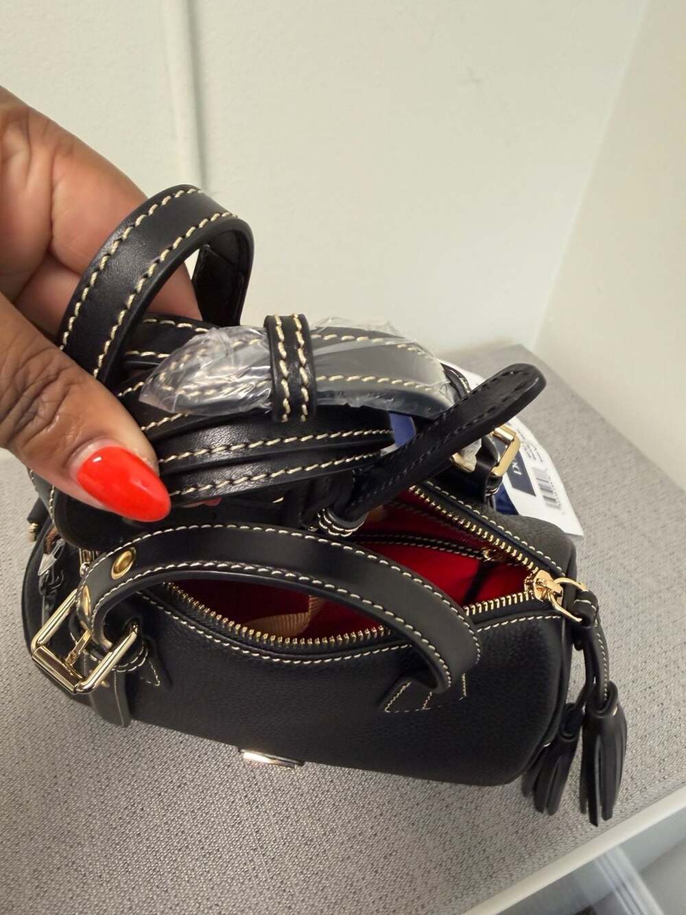 Dooney & Bourke Small Kendra Satchel Black Leather - Picture 9 of 9